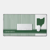 Ohio Groene Streep Bureaumat (Keyboard & Muis)