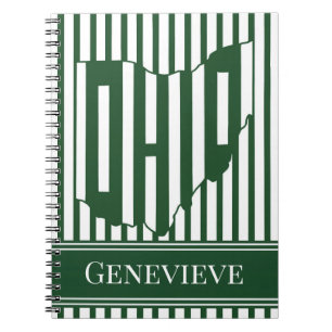 Ohio Groene Streep Notitieboek