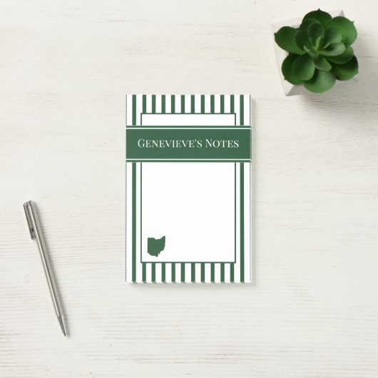 Ohio Groene Streep Post-it® Notes (Kantoor)