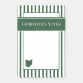 Ohio Groene Streep Post-it® Notes (Voorkant)