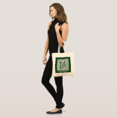 Ohio Groene Streep Tote Bag (Voorkant (model))
