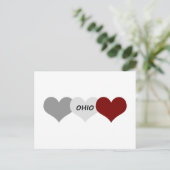 Ohio Heart Briefkaart (Staand voorkant)