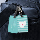 Ohio Heart | thuisstaat Bagagelabel