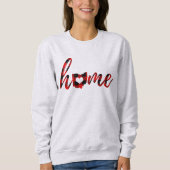 Ohio Home Buffalo Check State Heart Trui (Voorkant)