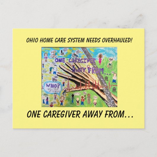 Ohio Home Care Needs HerzieningsBriefkaart Briefkaart (Voorkant)