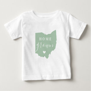 Ohio Home Grown   Bewerkbare kleuren State Map