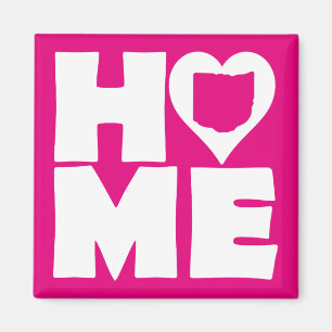 Ohio Home Heart State Koelkastmagneet Magneet