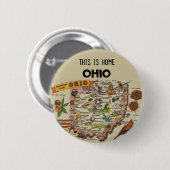 Ohio Home Ronde Button 5,7 Cm (Voorkant /achterkant)