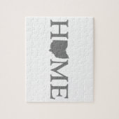 Ohio Home State Word Art Legpuzzel (Verticaal)