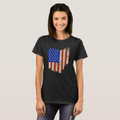 Ohio Home Usa Flag T-shirt (Voorkant volledig)