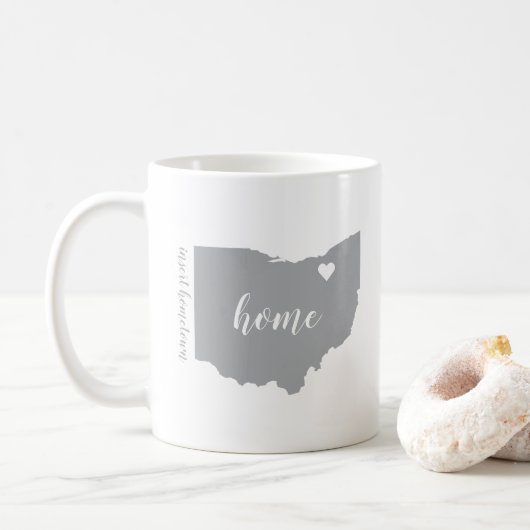 Ohio Hometown Mok met persoonlijke voorkeur (Met donut)