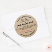 Ohio huisje voedsel wet etiketten (Envelop)