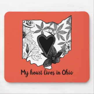 Ohio Illustration Mousepad Muismat