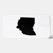 Ohio in zwart en wit Case-Mate iPhone case (Achterkant (horizontaal))