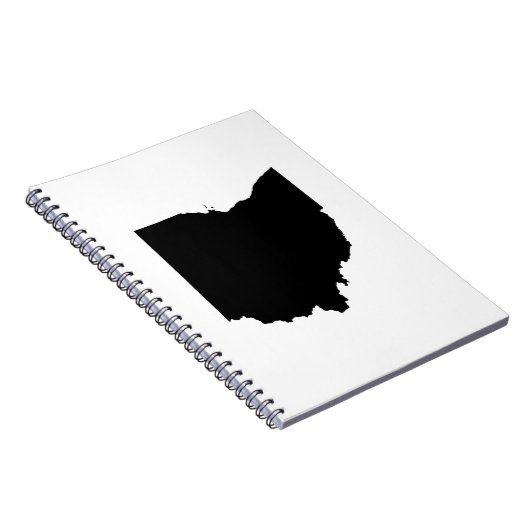 Ohio in zwart-wit notitieboek (Rechterzijde)