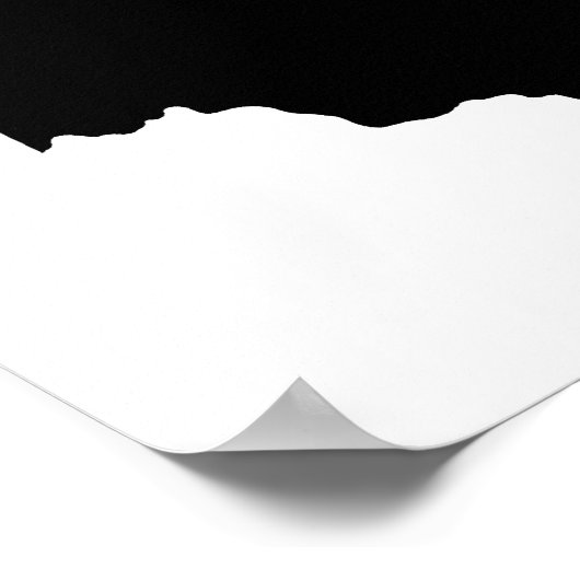 Ohio in zwart-wit poster (Hoek)