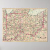 Ohio, Indiana Poster (Voorkant)