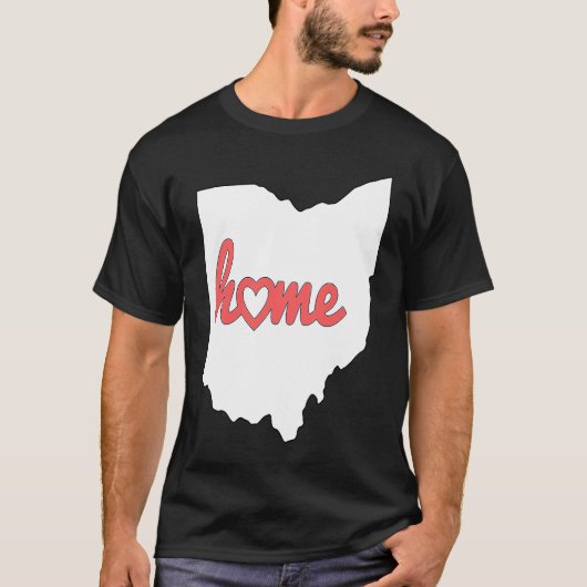 Ohio Is My Home USA State Pride T-shirt (Voorkant)