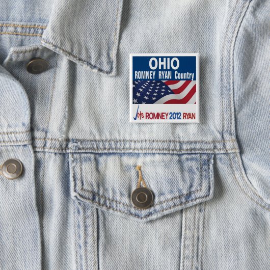 Ohio is Romney Ryan Country Button (In situ)