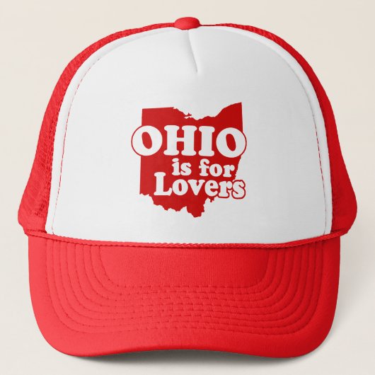 Ohio is voor geliefden trucker pet (Voorkant)