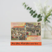 Ohio, Jim's Place Cafeteria, Put-In Bay Briefkaart (Staand voorkant)