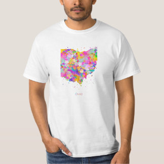 Ohio Kaart T Shirt