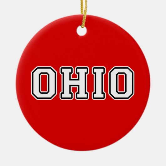 Ohio Keramisch Ornament (Voorkant)