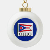 Ohio Keramische Bal Ornament (Voorkant)