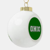 Ohio Keramische Bal Ornament (Links)