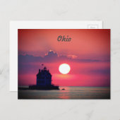 Ohio Lake Sunset Briefkaart (Voorkant / Achterkant)