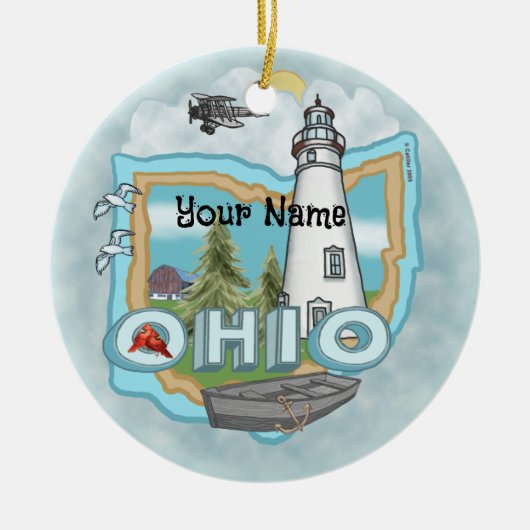 Ohio Lighthouse ornament (Voorkant)
