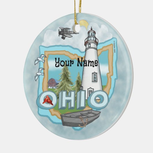 Ohio Lighthouse ornament (Links)