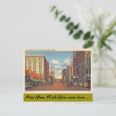 Ohio, Main Street, Akron Briefkaart (Staand voorkant)