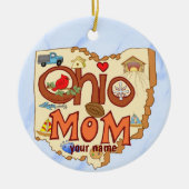 Ohio Mama Keramisch Ornament (Voorkant)