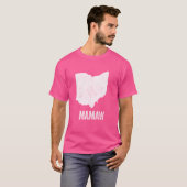 Ohio Mamaw Ohio Silhouette State Coolest Oma T-shirt (Voorkant volledig)