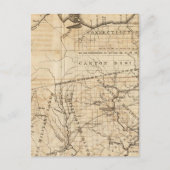 Ohio Map Briefkaart (Voorkant)