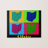 Ohio Map Legpuzzel (Horizontaal)