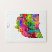 Ohio Map Legpuzzel (Horizontaal)