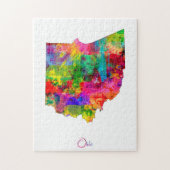 Ohio Map Legpuzzel (Verticaal)