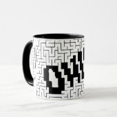 Ohio Maze Puzzle Mok (Voorkant links)