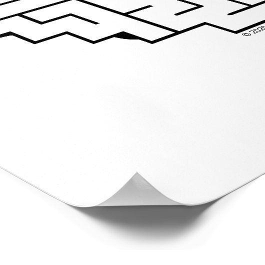 Ohio Maze Puzzle Poster (Hoek)