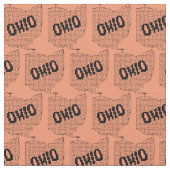 Ohio Maze Puzzle Stof (Close Up)