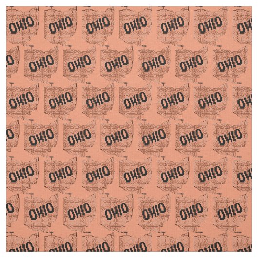 Ohio Maze Puzzle Stof (Swatch)