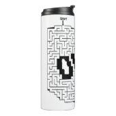Ohio Maze Puzzle Thermosbeker (Gedraaid links)