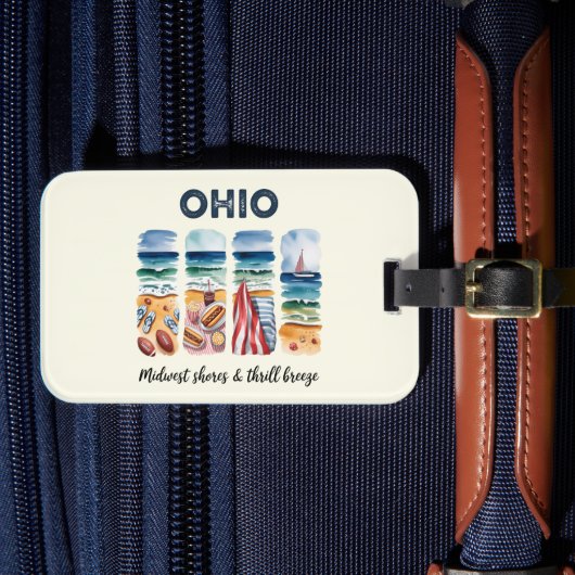 Ohio - Midwest Shores & Thrill Breeze Bagagelabel (Voorkant Insitu 4)
