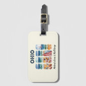 Ohio - Midwest Shores & Thrill Breeze Bagagelabel (Voorkant (verticaal))