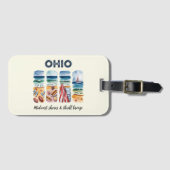 Ohio - Midwest Shores & Thrill Breeze Bagagelabel (Voorkant (horizontaal))