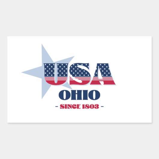 Ohio Mijn thuisstaat Sticker (Voorkant)