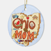 Ohio Moeder Keramisch Ornament (Links)