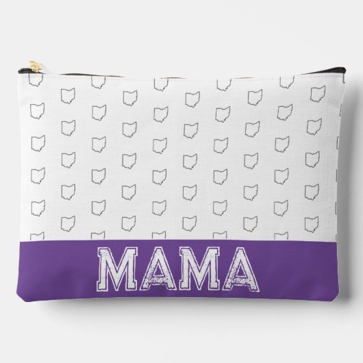 Ohio Moeder Moederdag Grijs en Wit Etui (Voorkant)